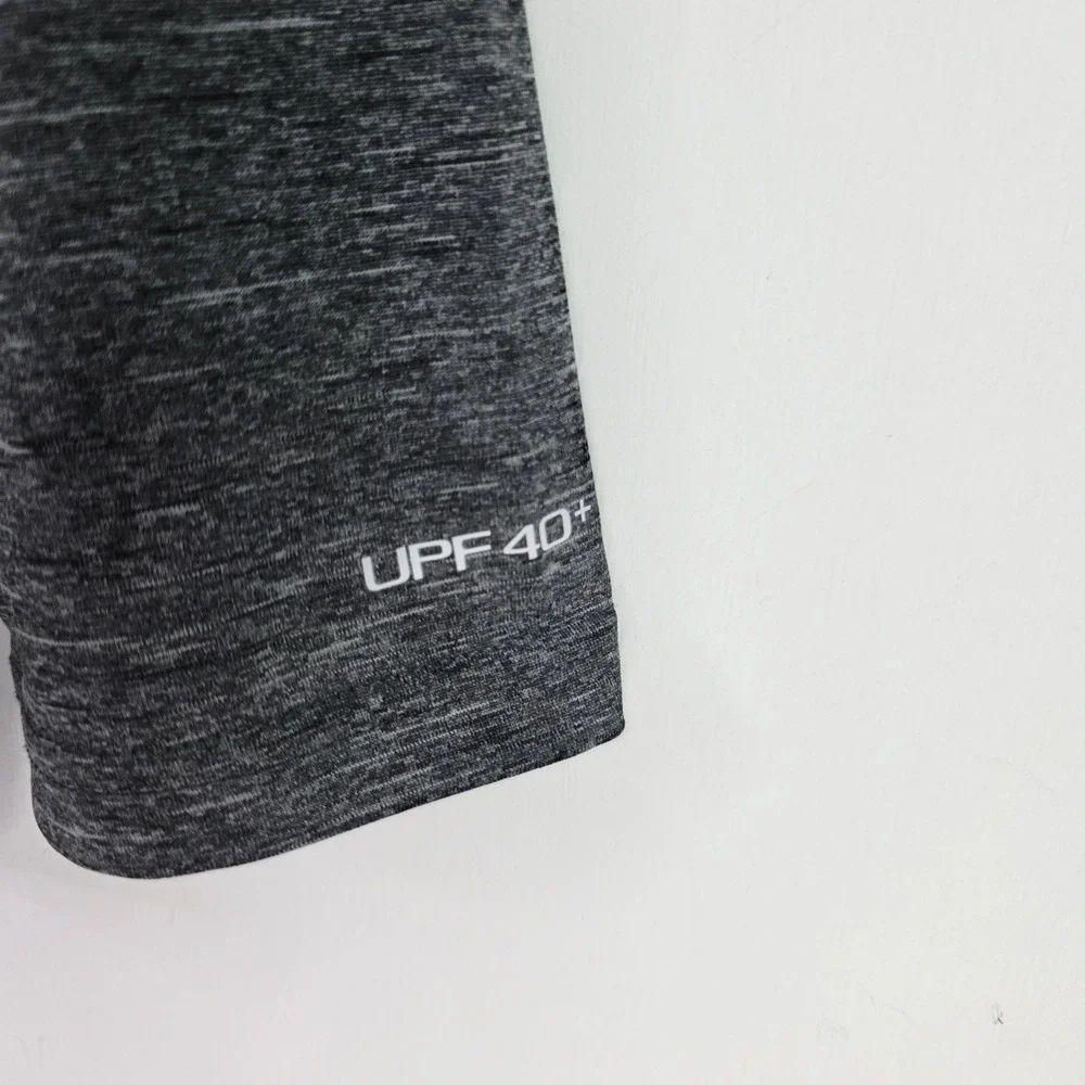 Nike Swim Dri Fit Gray Long Sleeve Hoodie Pullover Sport SPF 40 Mens Size Medium